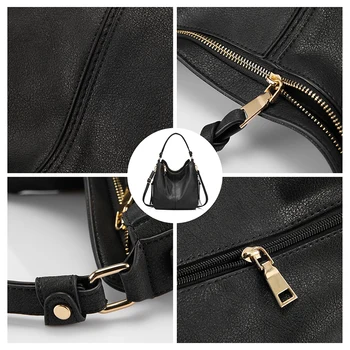 SKUTEČNĚJŠÍ kabelky pro ženy, vysoce kvalitní tašky přes rameno ženy crossbody messenger bag ladies fashion tote z umělé kůže klasické