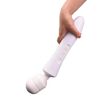 Silný Tělo Masér 20 Frekvence Vibrátory Velký AV Wand Vibrátor, USB nabíjecí Sex Hračky Pro Ženy, Masturbace