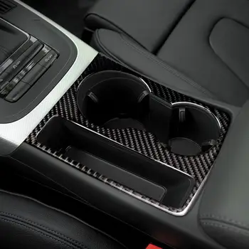 Car Styling Interiéru Z Uhlíkových Vláken Vodu, Držák Na Panel Trim Nálepka Nálepky Pro Audi A5 A4 B8 2009-Příslušenství