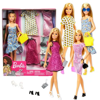 Originální Panenka Barbie Princezna Sortiment Módy Dívky bonecas Velký Dárkový Box Set Stran GDJ40 Konstrukční Změny Holky Hračky Dárek