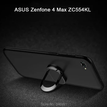 ZC554KL Kryt pro ASUS Zenfone 4 Max ZC554KL Případě luxusní 5,5 palce Měkké Černé Silikonové Funda pro ASUS ZENFONE 4 MAX ZC554KL Případech