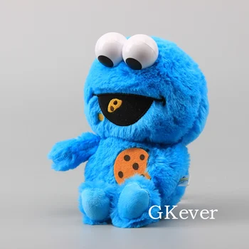 Sesame Street Cookie Monster Měkké Plyšové Hračky s Plastovými Oči Roztomilé Plyšové Panenky 9
