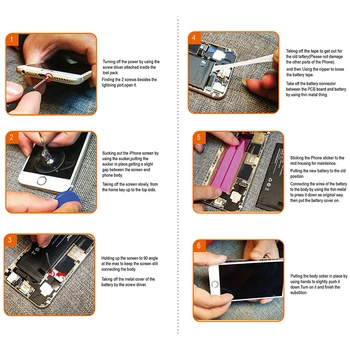 Baseus Originální Mobilní Telefon Baterie Pro iPhone 6s 6 s Plus 6p Vnitřní Bateria Náhradní Skutečnou Kapacitu Baterie Pro iPhone 6