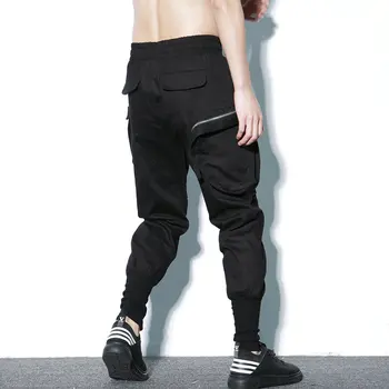 Streetwear Jaře Harémové Kalhoty Mužů, Hip Hop Černé Ležérní Jogger Kalhoty Muži 2020 Nové Tepláky Multi-kapsy Cargo Kalhoty Muži