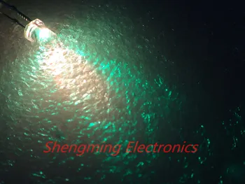 1000ks 3mm Barevné Rychlé Blikání Flash RGB Červená Modrá Zelená LED voda jasné
