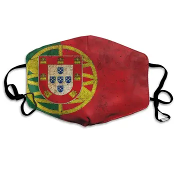 Nové Portugalsko Vlajka Maska Dospívající Ženy Muži Novinkou Pohodlná Maska na Obličej pro Lyžařské Cyklistika Kempování, Outdoorové Aktivity Ústa Masky Opakovaně