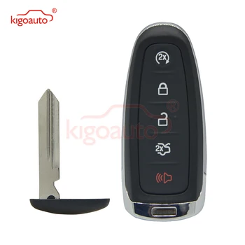 Kigoauto M3N5WY8609 164-R8092 auto klíče dálkového ovládání 5 tlačítko 434mhz ID46 pcf7953 pro FORD Explorer Edge smart klíč 2011-2018