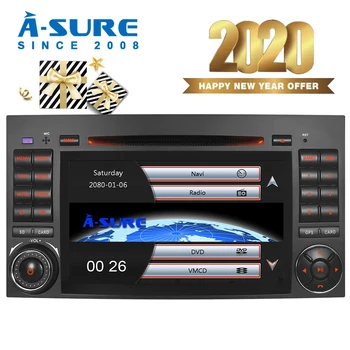 -Ujistěte 2 Din Multimediální Auto Auto Rádio GPS DVD Navigace Pro Mercedes Benz A/B Class W169 W245 W906 W639 Vito Sprinter Crafter