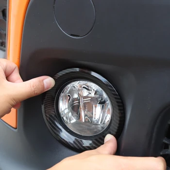 YCCPAUTO 2ks ABS Přední Mlhová Světla, Lišta Krycí Rám Pro Jeep Renegade 2019 Auto Exteriér Dekorace Samolepka Uhlíkových Vláken