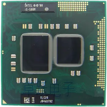 Původní Intel Core i5-580M Processor 3M Cache, 2.66 GHz ~ 3.33 Ghz, i5 580M PGA988 Notebook CPU Kompatibilní HM55 PM55 HM57 QM57