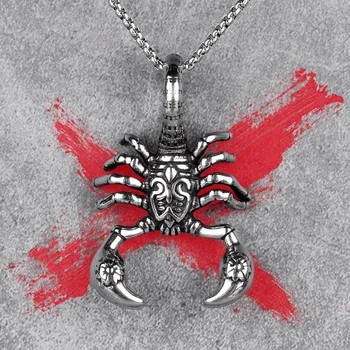 Scorpion Animal Pánské Dlouhé Náhrdelníky Přívěsky Řetězce Punk, Hip-Hop, pro Chlapce Mužské Nerezová Ocel Šperky Kreativitu Dárek Velkoobchod