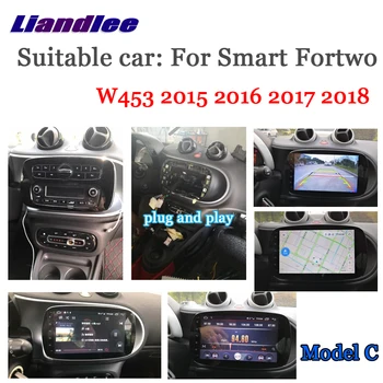 Auto Multimediální Přehrávač Pro Smart Fortwo 450/W451/W453 2007-2018 Rádio android příslušenství Carplay Mapy, GPS Navi Navigační Systém