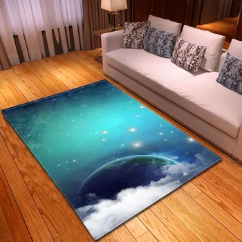 Jednoduché tajemné hvězdné Koberec, obývacího pokoje koberec, ložnice, jídelna koberce a koberce pro domácí salon Cosmic galaxy koberec