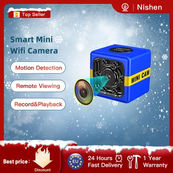 1080P HD Mini Kamera Bezpečnostní Monitorovací Kamera Dlouhá Životnost Baterie Snímání Pohybu, Infračervené Noční Vidění, Mini Kamery