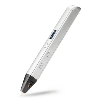 Hot Prodej RP800A 3D Pero Scribble Pen OLED Displej, 3D Tisk Pero S PLA tisková Struna Pro Čmárání Dělat Vánoční Dárky
