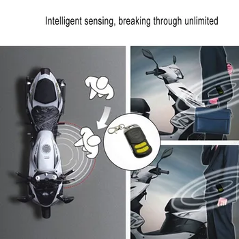Nové Universial Dual Dálkové Ovládání Motocykl Bezpečnostní Alarm Systém Motocyklu Ochrana Proti Krádeži Kolo, Skútr, Motorové Alarm Systém