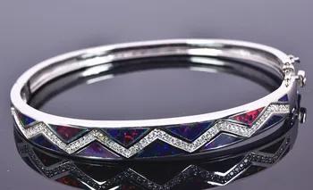 Velkoobchodní a Maloobchodní prodej Módní Jemné Hnědé ohnivý Opál Náramky Šperky Pro Ženy _DSC31