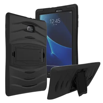 T580 Heavy Duty Silikonové pevné Pouzdro Kryt Chránič Postavit Tablet Pro Samsung Galaxy Tab 10.1 2016 T585 T580 SM-T580