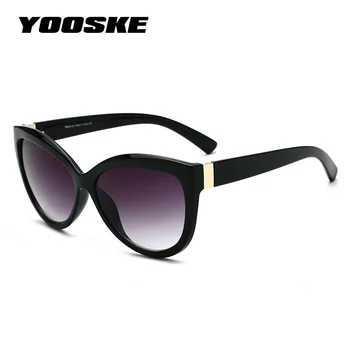 YOOSKE Cat Eye sluneční Brýle, Ženy Nadrozměrných Sluneční Brýle, Dámské Luxusní Značky Návrhář Odstíny Gradient Brýle