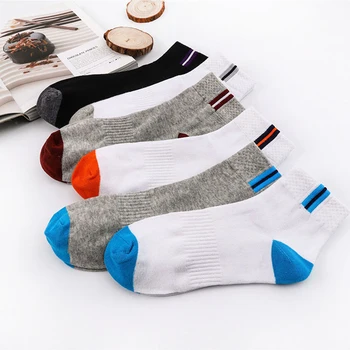 5 Pár Mužů Ponožky Obchodní Značka Calcetines Hombre Ponožky Muži Kvalitní Prodyšné Bavlny Příležitostné Ponožky EU39-42 Meias Velkoobchod
