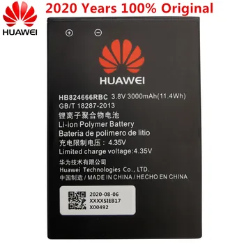 HuaWei Originální HB824666RBC Baterie Pro Huawei E5577 E5577Bs-937 Náhradní Batteria Skutečnou Kapacitu Telefonu 3000mAh Akku