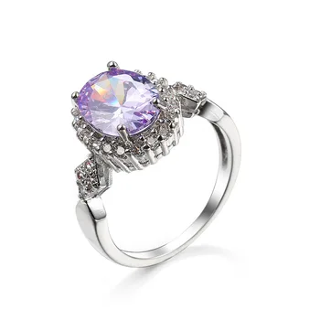 Originální 925 Sterling Silver Stohovatelné Prsten Kulatý Černý CZ Crystal Prst prsten pro Ženy Výročí Svatby Šperky Anel