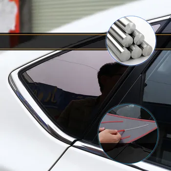 Auto Okna flitry vnější výzdobu trojúhelníkové okno trim dekorace auto Příslušenství Pro hyundai Galloper 2013-2018