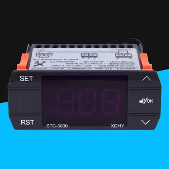 Přesný Regulátor Teploty STC-3000 110V-220V Touch Digitální Regulátor Teploty Termostat S Čidlem
