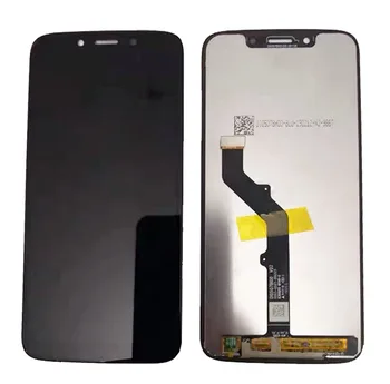 Pro Motorola Moto G7 Hrát LCD Displej Dotykové obrazovky Panelu senzor Digiziter shromáždění S Nástroji Páska Černá Barva