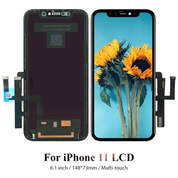 OEM LCD Pro iPhone 11/Pro/ Pro Max Displej S True 3D Digitizéru, Dotykové Obrazovky Nahrazení Pro iPhone 11 X LCD iPhone