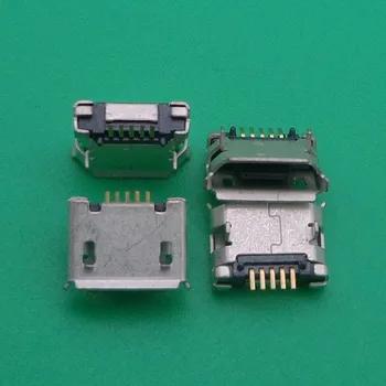 100x Nové vysoce kvalitní Micro USB Konektoru Jack Samice 5Pin Typ SMT Ocas Nabíjecí zásuvka PCB Deska