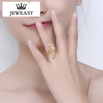 BTS 24K Ryzího Zlata Prsten Real AU 999 Pevné Zlaté Prsteny Elegantní Lesklé Krásné Luxusní Módní Klasické Šperky Hot Prodej Nové 2020