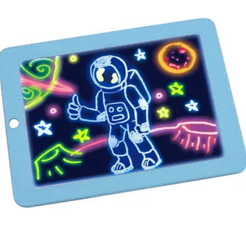 3D Magic Kreslení Pad Světelný Tabuli 3D Skicák Tablet Magic Pad Záře Umění Kreslení Hračky Vývoj Mozku, Hračky