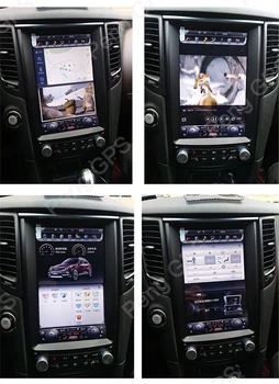 DVD Přehrávač GPS Navigace pro Infiniti FX FX25 FX35 FX37 QX70 2007-Auto Multimediální Jednotka Tesla Vertikální Obrazovky Android Radio