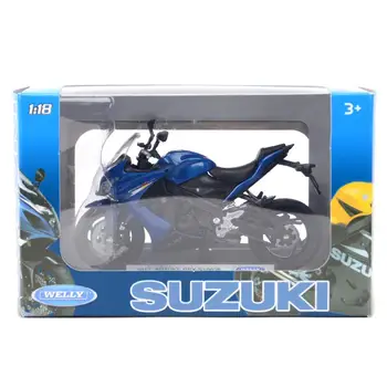 Welly 1:18 2007 Suzuki GSX-S1000F Die Cast Vozidla Sběratelské Koníčky Motocykl Model Hračky