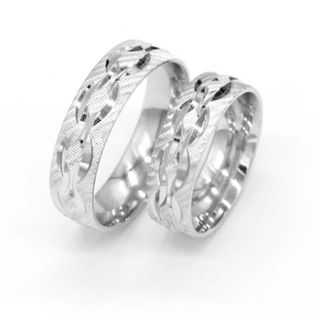 Pár Prsteny, 925 Sterling Silver Za Pár Slíbit, že pro každý v jiné Pevné Stříbrné Milence Svatební Zásnubní Jemné Šperky