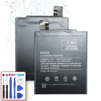 BM46 Baterie Pro Xiaomi Redmi Note 3 Note3 4000mAh Mobilní Telefon Náhradní Dobíjecí Polymer Li-ion Baterie