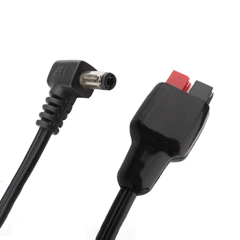 Černá WINDCAMP pravý Úhel DC Napájecí Pól Kabel Vést Kompatibilní Pro Anderson Powerpole Konektor Použijte Pro ICOM IC-705 Vysílač