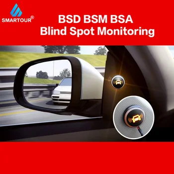 Smartour Univerzální BSM Auto Blind Spot Monitoring Systému 58 KHZ Ultrazvukový Senzor Řidič Varování Změna Pruhu Pomoc