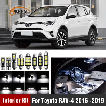 10ks Pro Toyota Rav4 RAV 4 RAV-4 2006- 2016 2017 2018 2020 Canbus Led Auto Osvětlení Interiéru Mapě spz Světlo Super Jasné