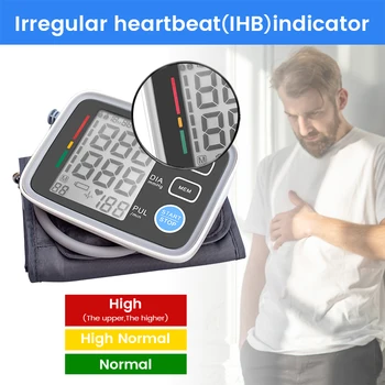Bluetooth Tlakoměr Automatický Monitor Krevního Tlaku Na Paži Měřič Krevního Tlaku Tonometr, Puls, Srdeční Frekvence Metr
