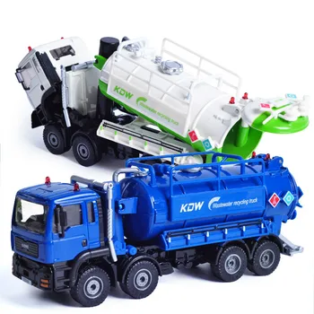 Kaidiwei 1:50 Odpadních Vod, Recyklace, Auto, Ochrany Životního prostředí Truck Model auta Slitiny Inženýrství Auta Simulace Hračky 625030.
