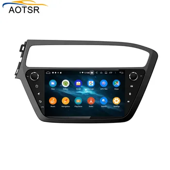 Vestavěný DSP Octa Core 4+64 Android 9.0 auto dvd přehrávač pro Hyundai I20 2018 GPS Navigace Auto Auto Rádio stereo Video hlavní Jednotky
