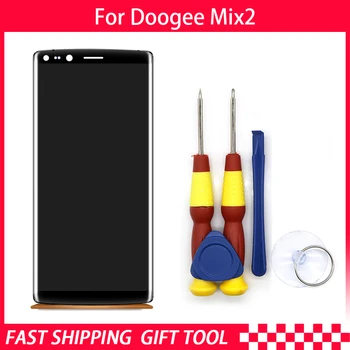 Nový, originální Pro DOOGEE MIX 2 Dotykové Obrazovky, LCD Displej, Digitizér Montáž S Rámečkem Náhradní Díly+Nářadí