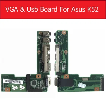 Pro ASUS K52 X52J A52J K52J K52JR K52JT K52JB K52JU K52JE K52D X52D A52D K52DY K52DE K52DR Audio VGA A USB IO Board DC Napájecí Deska