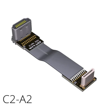 Mini HDMI-kompatibilní Adaptér Kabelu 4Kx2K@60Hz 90 Stupňů Úhel 270 Stupňů Úhel , mini-hdmi na hdmi-micro Cabo Loket Přizpůsobit