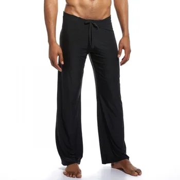 Pyžamo pro muže sexy spodní prádlo pánské noční úbory domů kalhoty ropa interiéru hombre tie legíny volný čas, pyžamo, kalhoty, spodní spát