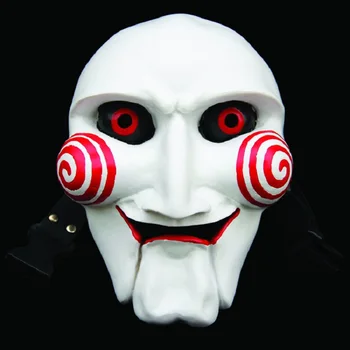 Horor Scary Movie Viděl Loutkové Pryskyřice Maska Dospělé Halloween Party Děsivé Plnou Hlavu Maškarní Plesy, Dárky, Kostým Viděl Masky