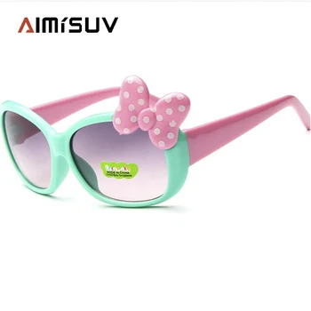 AIMISUV 2019 Krásná kočka sluneční Brýle Děti, Značka Baby Děti roztomilé Brýle UV400 Brýle Růžová Červená Módní Brýle