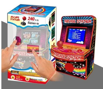 240 v 1 Mini Arkádové Herní Konzole Retro Arcade Kapesní Herní Přehrávač s 240 8 bit Hry, 2.8